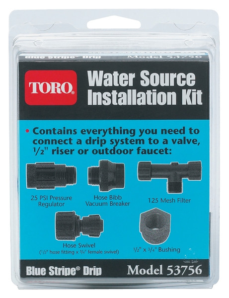 TORO 53756 Installation Kit, For: Blue Strip Drip 1/2 in Tubing [SKU: ORG5176326]