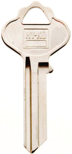 HY-KO 11010IN28 Key Blank, Brass, Nickel, For: ILCO Cabinet, House Locks and Padlocks [SKU: ORG0818286]