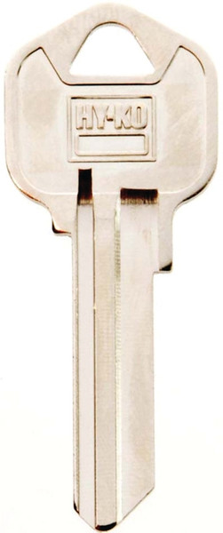 HY-KO 11010KW11 Key Blank, Brass, Nickel, For: Kwikset Cabinet, House Locks and Padlocks [SKU: ORG5327770]