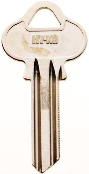 HY-KO 11010L1 Key Blank, Brass, Nickel, For: Lockwood Cabinet, House Locks and Padlocks [SKU: ORG2246619]