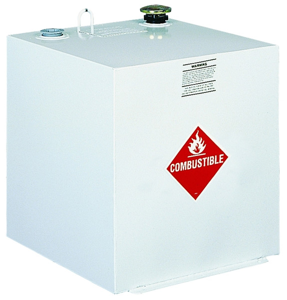 Jobox 485000 Transfer Tank, 50 gal Capacity, Steel, White [SKU: ORG0028704]