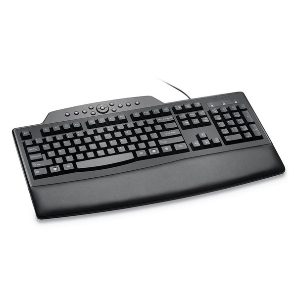Pro Fit Comfort Keyboard, Internet/Media Keys, Wired, Black [SKU: KMW72402]