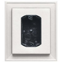 BUILDERS EDGE 130010010001 Mounting Block, 8 in L, 7 in W, White [SKU: ORG6398788]