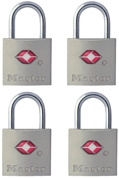 Master Lock 4683Q Padlock, Keyed Alike Key, 3/32 in Dia Shackle, Steel Shackle, Metal Body, 7/8 in W Body [SKU: ORG0958207]