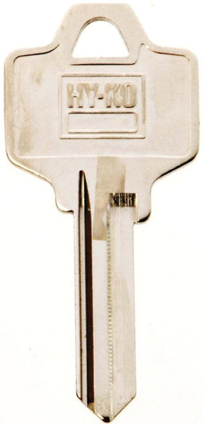 HY-KO 11010NA25 Key Blank, Brass, Nickel, For: National Cabinet, House Locks and Padlocks [SKU: ORG0860205]