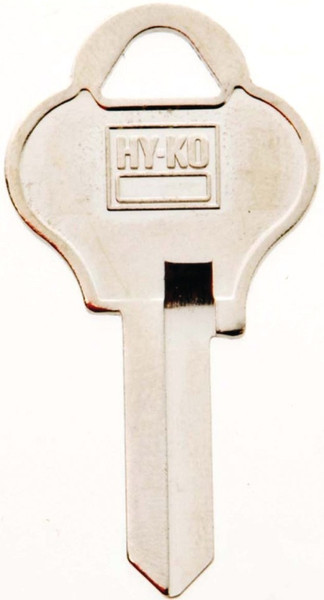 HY-KO 11010PA2 Key Blank, Brass, Nickel, For: Pado Cabinet, House Locks and Padlocks [SKU: ORG0856898]
