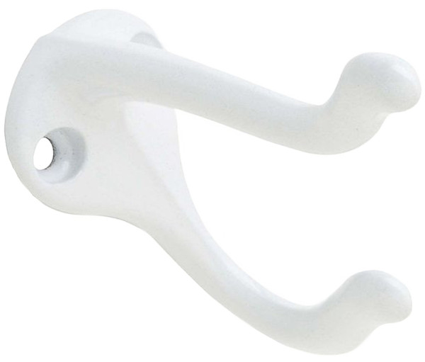 Schlage Ives 571AW Coat and Hat Hook, 2-Hook, Aluminum [SKU: ORG7225824]