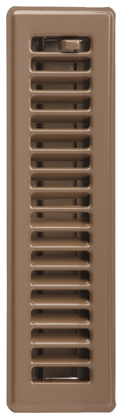 Imperial RG0189 Floor Register, 3-1/2 in L, 15-1/4 in W, Steel, Brown [SKU: ORG5386404]