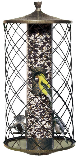 Perky-Pet 735 Wild Bird Feeder, 15-1/2 in H, 3 lb, Plastic, Black, Hanging Mounting [SKU: ORG4491973]