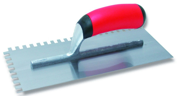 QLT 15672 Trowel, 11 in L, 4-1/2 in W, Square Notch, Soft Grip Handle [SKU: ORG2146363]