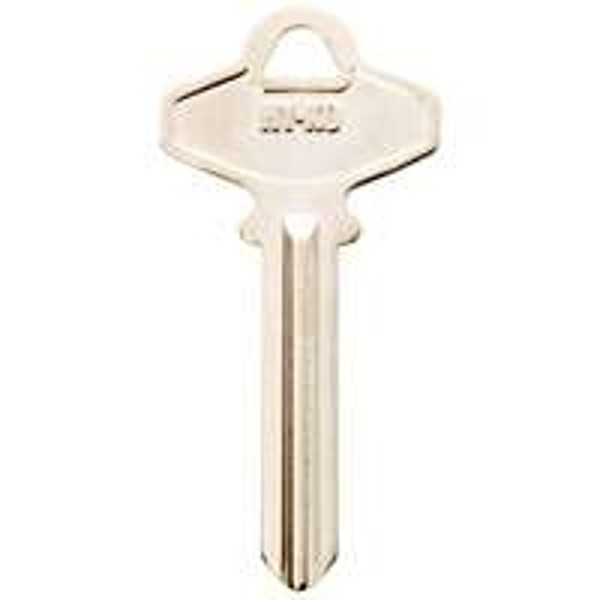 HY-KO 11010SC6 Key Blank, Brass, Nickel, For: Schlage Cabinet, House Locks and Padlocks [SKU: ORG4023990]