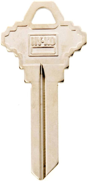 HY-KO 11010SC9 Key Blank, Brass, Nickel, For: Schlage Cabinet, House Locks and Padlocks [SKU: ORG1974476]