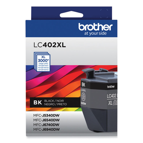 LC402XLBKS High-Yield Ink, 3,000 Page-Yield, Black [SKU: BRTLC402XLBKS]
