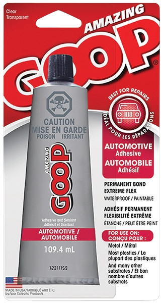 ECLECTIC 160035 Automotive Adhesive, Liquid, Clear, 109.4 mL Tube [SKU: ORG6877385]