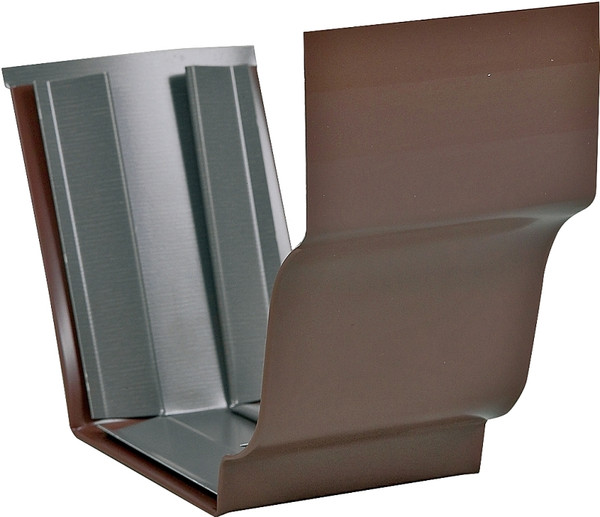 Amerimax 2520919 Gutter Connector, Aluminum, Brown [SKU: ORG8812976]