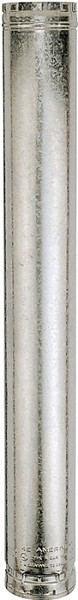 AmeriVent 5E18 Type B Gas Vent Pipe, 5 in OD, 18 in L, Galvanized Steel [SKU: ORG8184327]