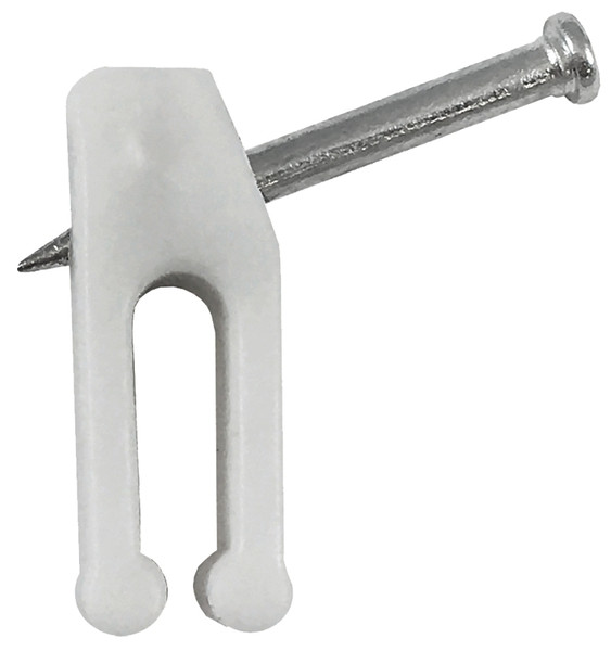 AmerTac TM1020NAFW Cable Staple Nail, Plastic, White [SKU: ORG7232408]
