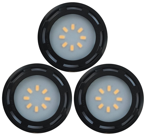 AmerTac KBLD-L3B-N1 Puck Light Kit, 11.2 W, LED Lamp, 710 Lumens, 3000 K Color Temp [SKU: ORG7231947]