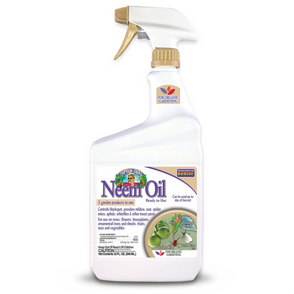 Bonide 022 Neem Oil, Liquid, Spray Application, 1 qt [SKU: ORG0052985]
