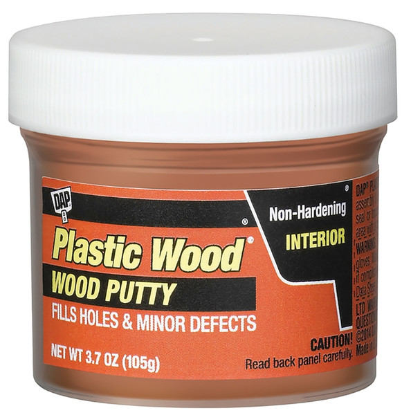 DAP Plastic Wood 21250 Wood Putty, Paste, Mild, Pleasant, Cherry, 3.7 oz [SKU: ORG7800683]