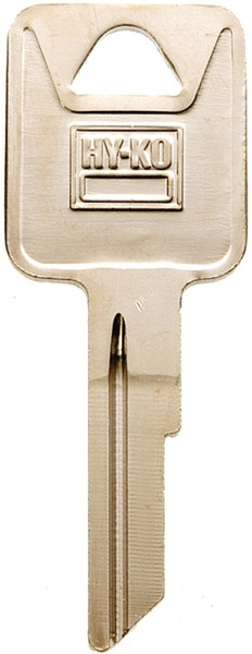 HY-KO 11010RA7 Automotive Key Blank, Brass, Nickel, For: AMC Vehicle Locks [SKU: ORG2258317]