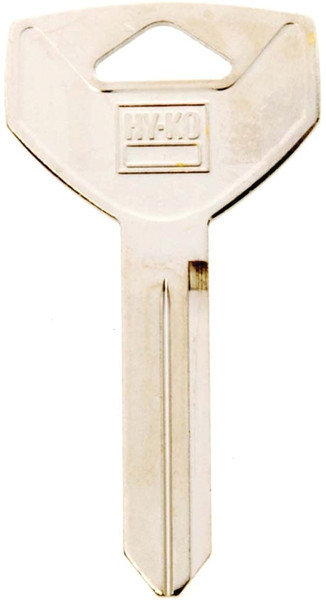 HY-KO 11010Y154 Key Blank, Brass, Nickel, For: Chrysler Vehicle Locks [SKU: ORG8029225]