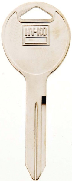 HY-KO 11010Y159 Key Blank, Solid Brass, Nickel, For: Chrysler Vehicle Locks [SKU: ORG8193641]