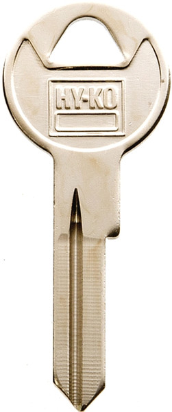 HY-KO 11010H26 Key Blank, Brass, Nickel, For: Ford, Lincoln, Mercury Vehicles [SKU: ORG5725387]