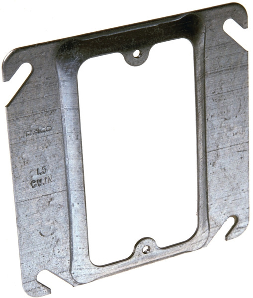 HUBBELL 8771 Device Box Cover, 4 in L, 4 in W, Square, Steel, Gray [SKU: ORG7128267]