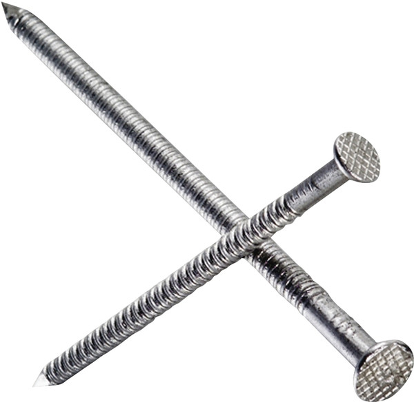 Simpson Strong-Tie S8PTD5 Deck Nail, 8D, 2-1/2 in L, 304 Stainless Steel, Bright, Full Round Head, Annular Ring Shank [SKU: ORG8136376]
