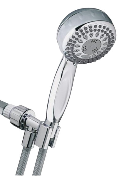 Waterpik PowerSpray+ Series TRS-553E Hand Held Shower Head, 1/2 in NPT Connection, 1.8 gpm, 5-Spray Function, Plastic [SKU: ORG7130446]