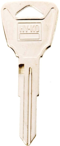 HY-KO 11010HD96 Automotive Key Blank, Brass, Nickel, For: Honda Vehicle Locks [SKU: ORG0890244]
