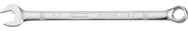 DeWALT DWMT72193OSP Combination Wrench, SAE, 3/8 in Head, 5-5/32 in L, 12-Point, Chrome, Comfort-Grip Handle [SKU: ORG7514482]