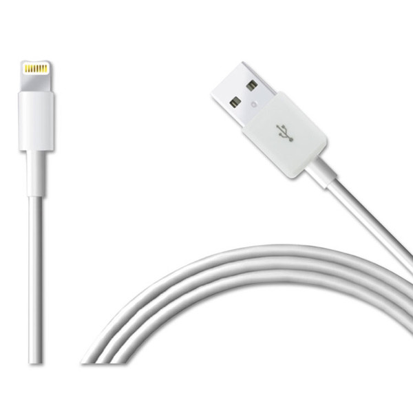 Lightning Cable, 3 1/2 ft, White [SKU: BTHCLMFCBL]