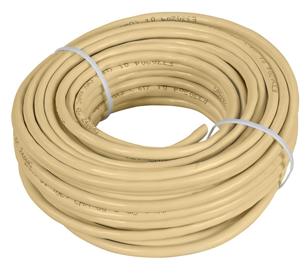 Zenith TP1050ULA Telephone Wire, 24 AWG Wire, Almond Sheath [SKU: ORG6316053]