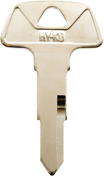 HY-KO 11010HD74 Key Blank, Brass, Nickel, For: Honda's Motorcycle [SKU: ORG0433623]