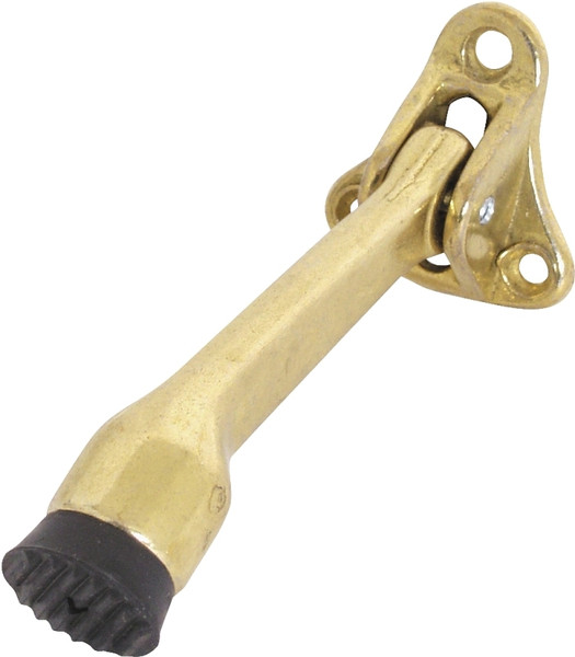 Schlage SP455A3 Door Holder, 4 in H, Aluminum, Brass [SKU: ORG6829949]