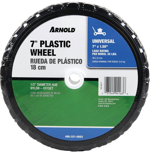 ARNOLD 490-321-0002 Tread Wheel, Plastic/Rubber [SKU: ORG4048625]