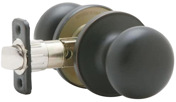 Dexter J10V STR 716 Passage Door Lockset, Knob Handle, Aged Bronze, 2-3/8, 2-3/4 in Backset [SKU: ORG7424377]