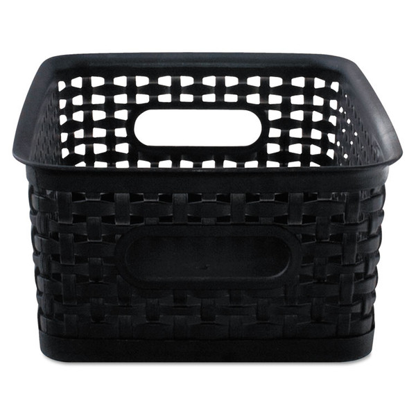 Weave Bins, 9.88 x 7.38 x 4, Black, 3/Pack [SKU: AVT40326]