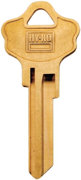 HY-KO 21200KW10BR Key Blank, Brass, For: Kwikset Cabinet, House Locks and Padlocks [SKU: ORG9161258]