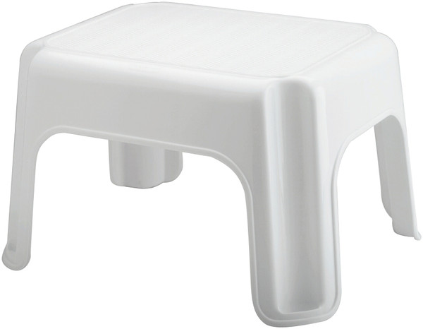 Rubbermaid FG420087WHT Utility Step Stool, 9-1/4 in H, White [SKU: ORG6260194]