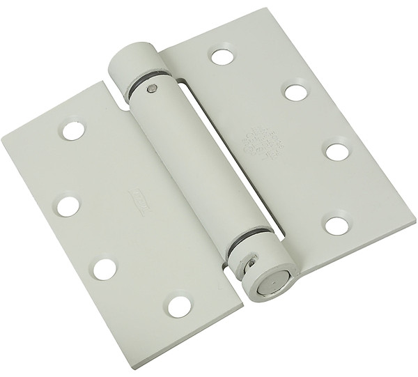 National Hardware 2060R Series N236-013 Spring Hinge, 4-1/2 in H Frame Leaf, Steel, Prime Coat, Screw Mounting, 50 lb [SKU: ORG7197221]