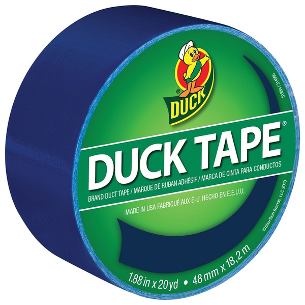 Duck 1304959 Duct Tape, 20 yd L, 1.88 in W, Blue [SKU: ORG3256849]