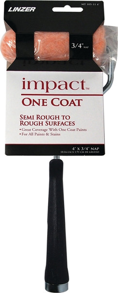 Linzer MT105-11 4IN Mini Roller, 3/4 in Nap, Polyester Cover, 4 in L Roller [SKU: ORG3892403]