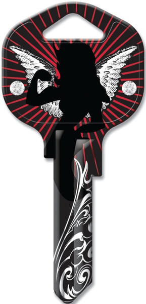 HY-KO 16005KW1-FRBL Key Blank, For: Kwikset KW1, Titan KW10 Keyways [SKU: ORG0852244]