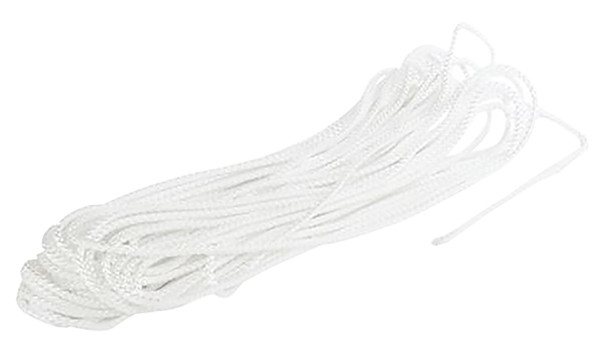 BARON 43651 Cord, 1/8 in Dia, 48 ft L, #4, 15 lb Working Load, Nylon/Poly, White [SKU: ORG5747613]