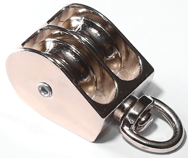 BARON 0178ZD-1-1/2 Rope Pulley, 5/16 in Rope, 1-1/2 in Sheave, Cadmium [SKU: ORG6402234]