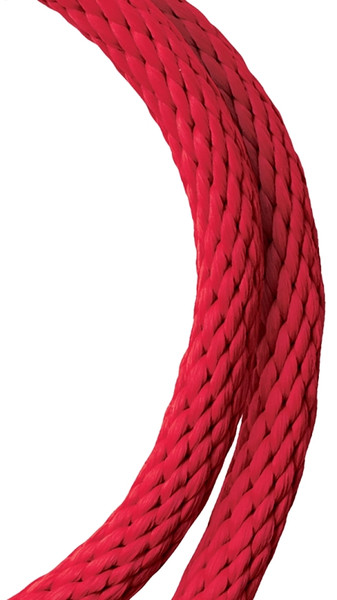 BARON 51619 Rope, 1/2 in Dia, 35 ft L, 244 lb Working Load, Polypropylene, Red [SKU: ORG7459134]