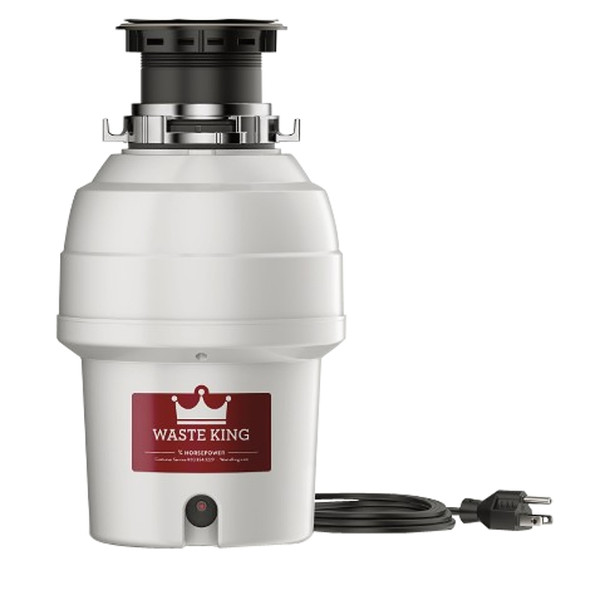 Waste King Legend Series L-3200 Garbage Disposer, 3/4 hp Motor, 115 V, Stainless Steel [SKU: ORG5985403]
